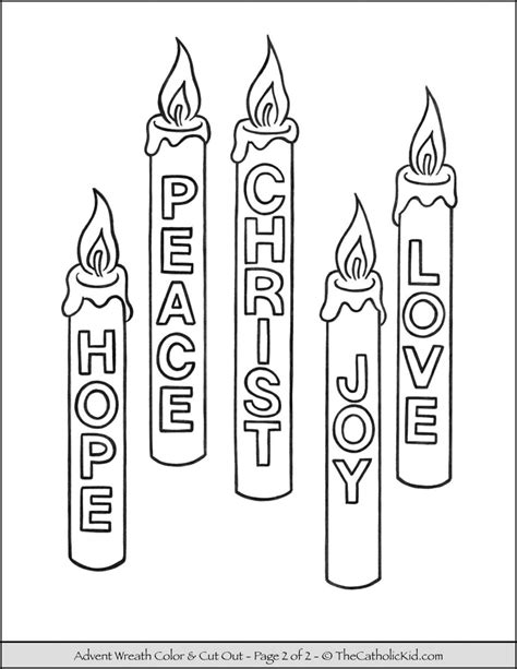 Printable Advent Candles